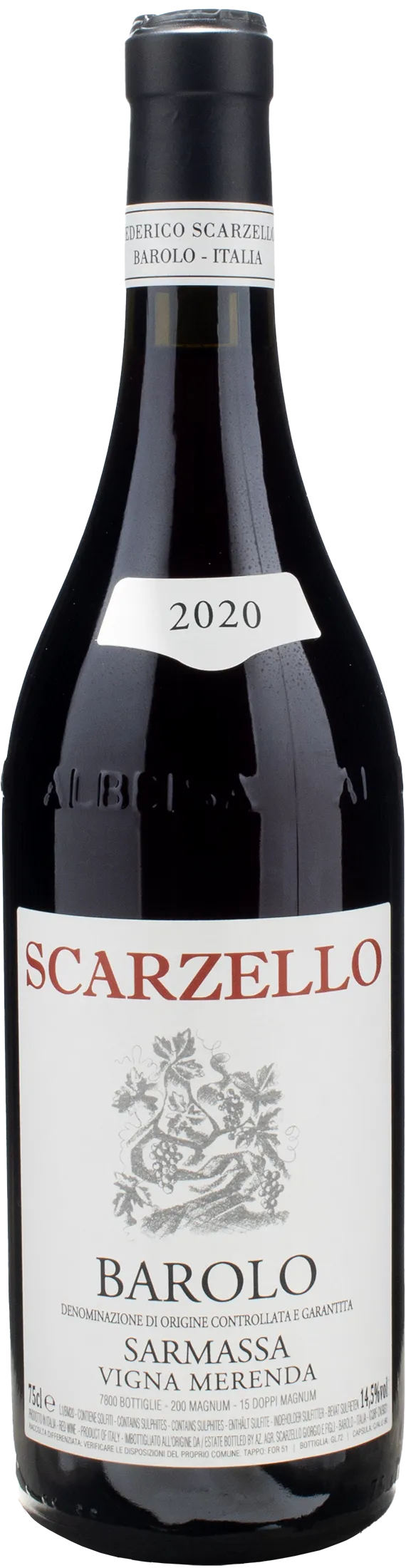 Scarzello Barolo Sarmassa Vigna Merenda 2020