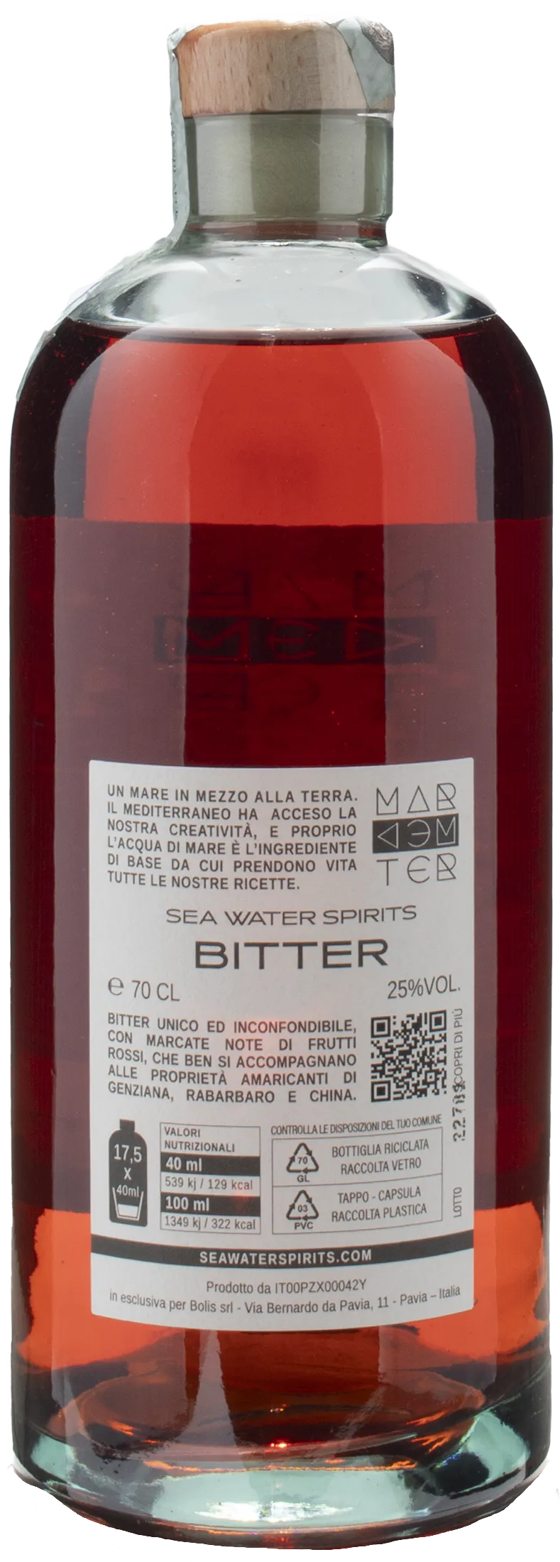 Sea Water Spirits Bitter Mediterraneo