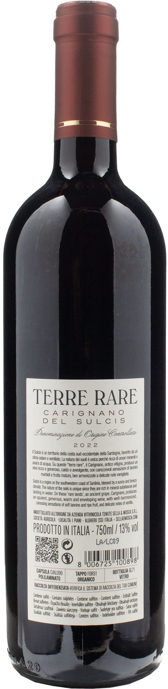 Sella & Mosca Carignano del Sulcis Terre Rare 2022