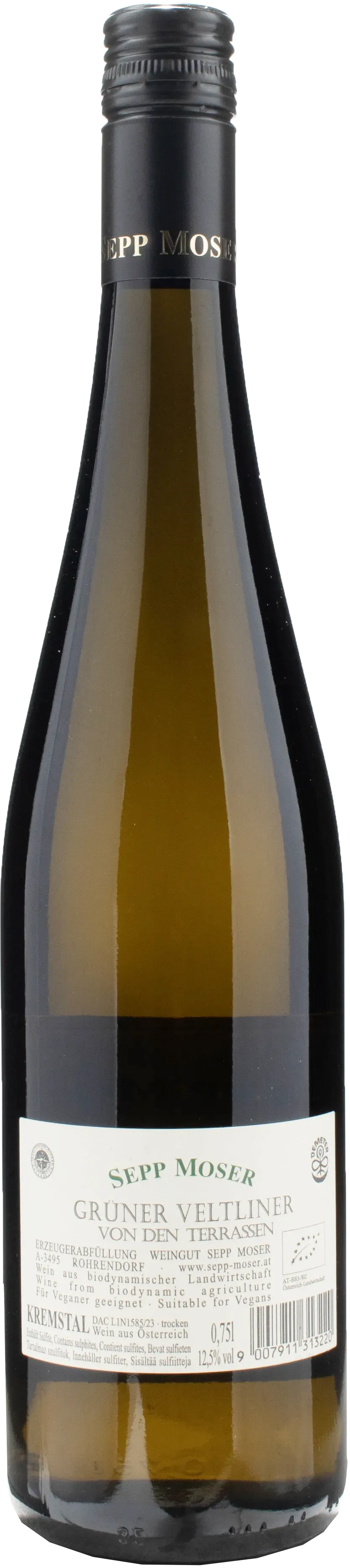 Sepp Moser Gruner Veltliner Von Den Terrassen Kremstal 2022