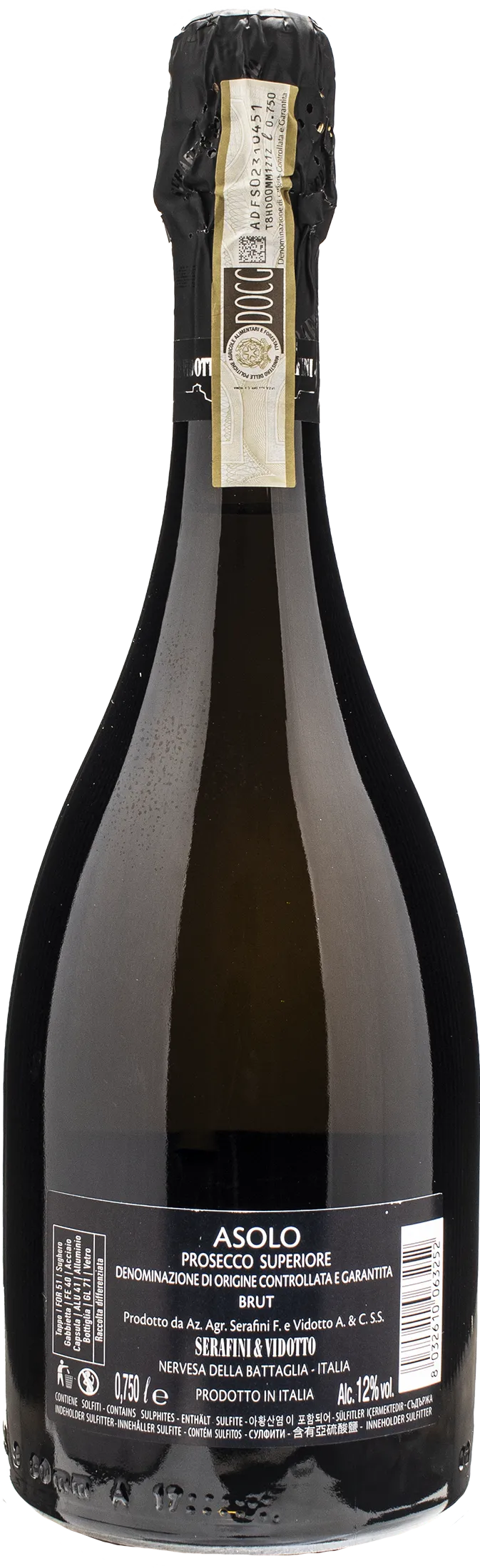 Serafini e Vidotto Bollicine Asolo Prosecco Superiore Brut