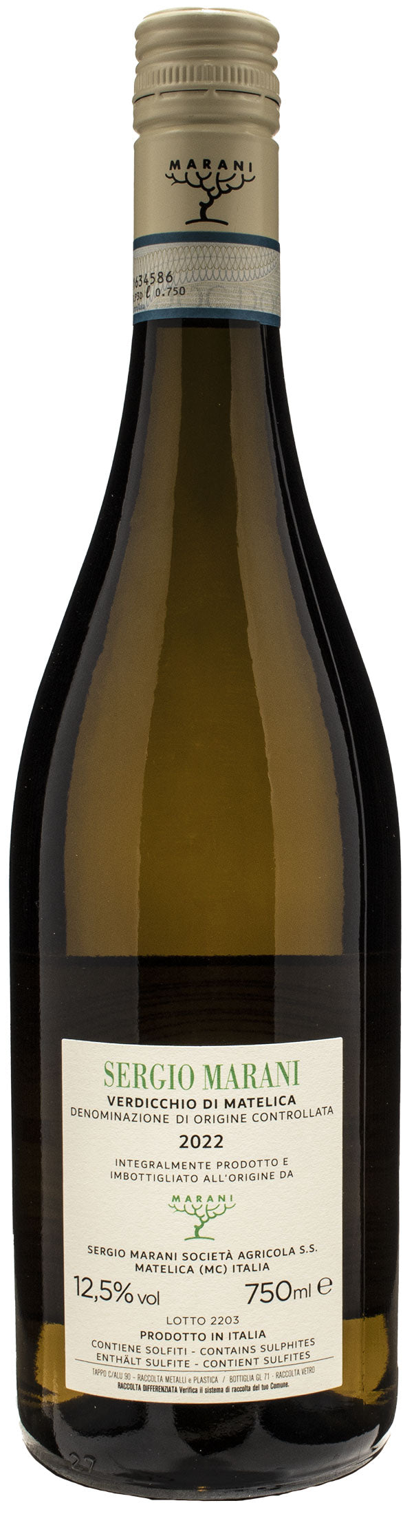 Sergio Marani Verdicchio Matelica 2022