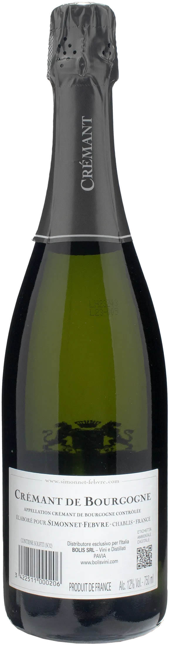 Simonnet Febvre Cremant de Bourgogne Blanc Brut