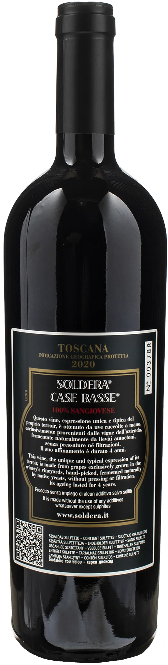 Soldera Case Basse Sangiovese 2020