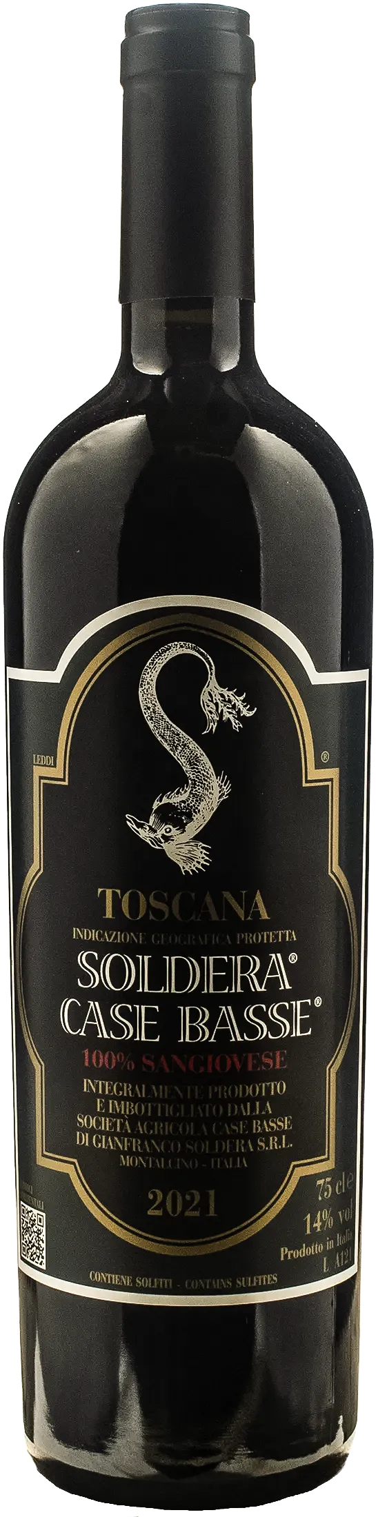 Soldera Case Basse Sangiovese 2021 Toscana IGP Red Wine 75cl