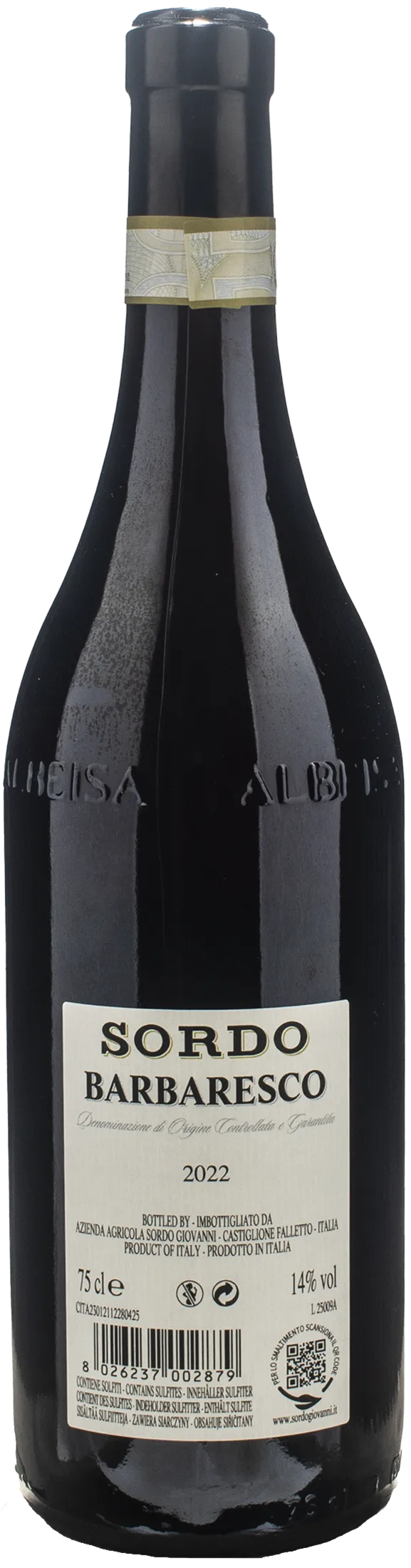 Sordo Giovanni Barbaresco 2022