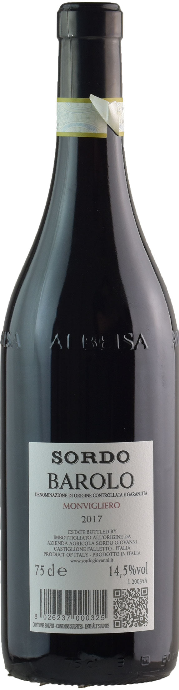 Sordo Giovanni Barolo Monvigliero 2017