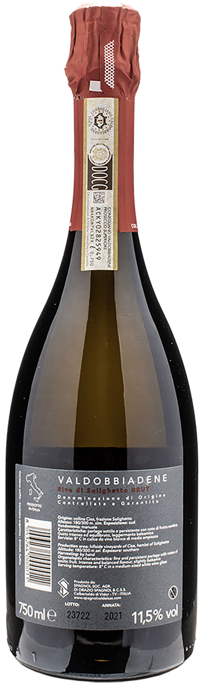 Spagnol Col Del Sas Valdobbiadene Rive di Solighetto Brut