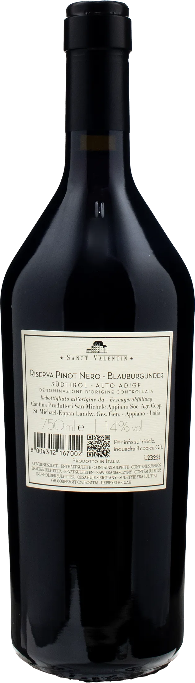 St. Michael Eppan Sanct Valentin Pinot Nero Riserva 2021