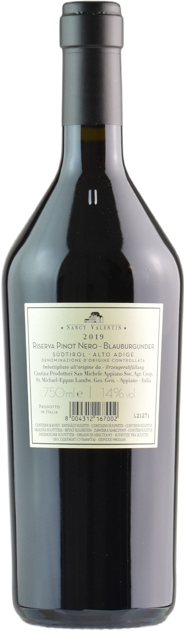 San Michele Appiano Sanct Valentin Pinot Noir Riserva 2019