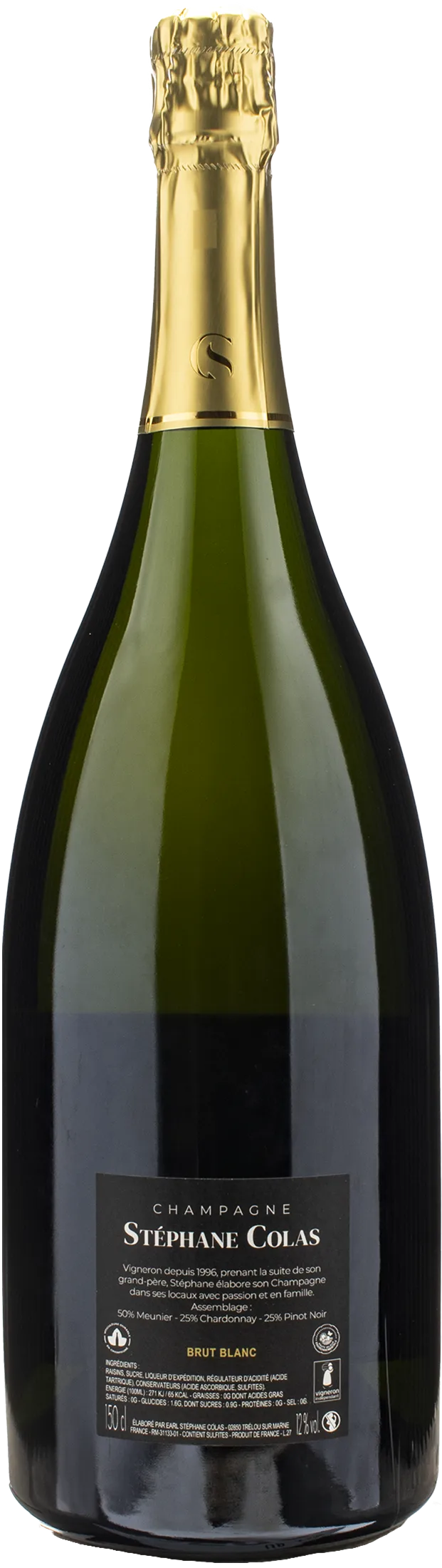 Stephane Colas Champagne Brut Magnum