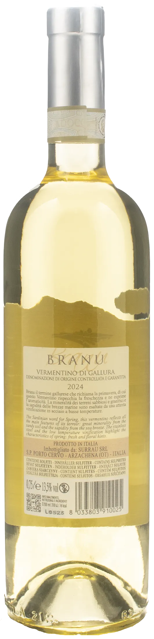 Surrau Vermentino di Gallura Branu 2024