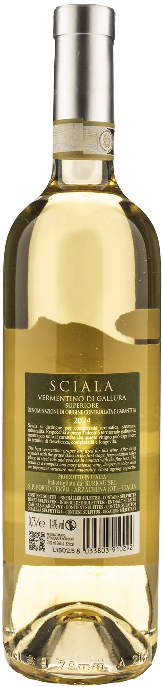 Surrau Vermentino di Gallura Superiore Sciala 2024