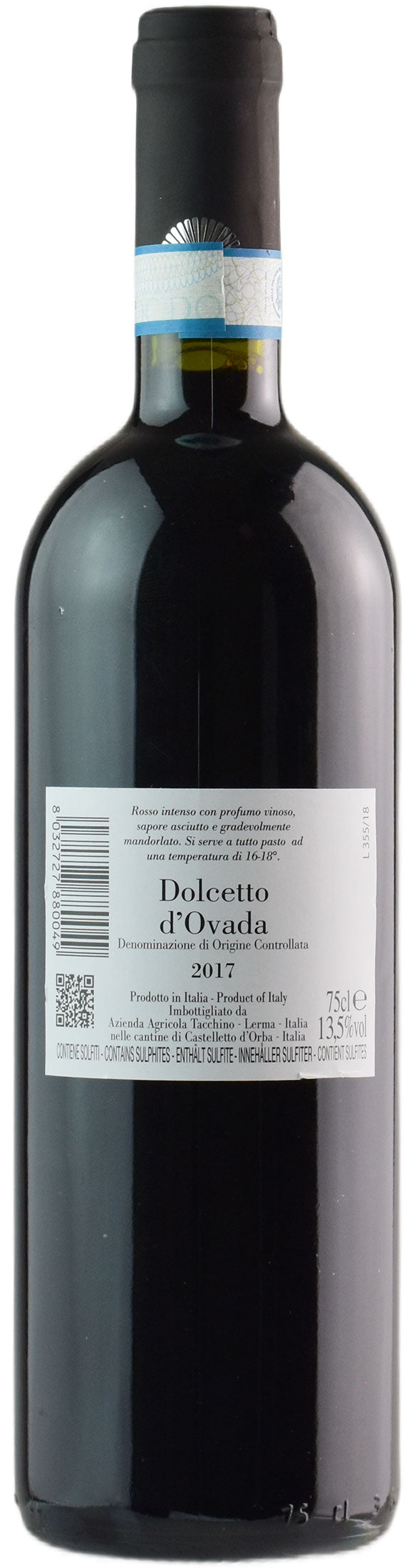 Tacchino Luigi Dolcetto d'Ovada 2017
