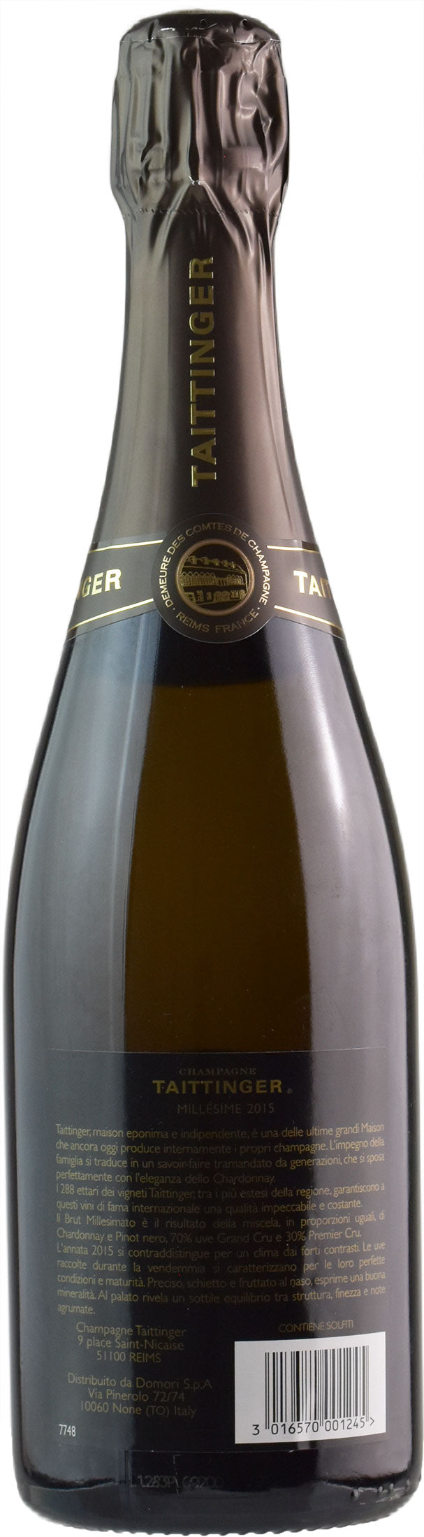 Taittinger Champagne Brut Millésimé 2015