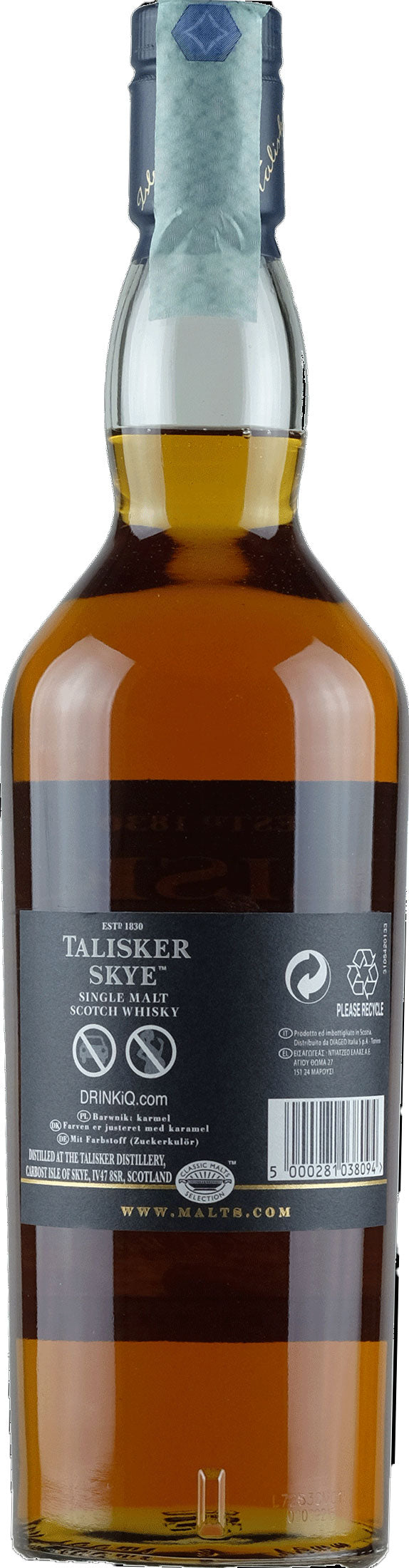 Talisker Whisky Skye Single Malt