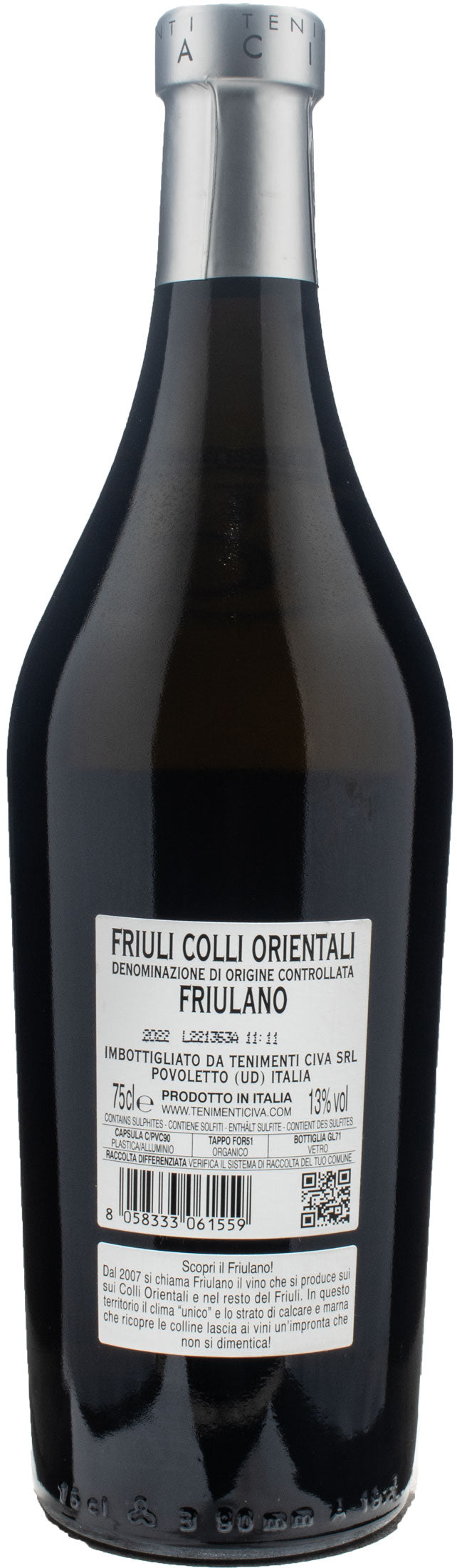 Tenimenti Civa Friulano Biele Zoe Cuvee 85/15 2022