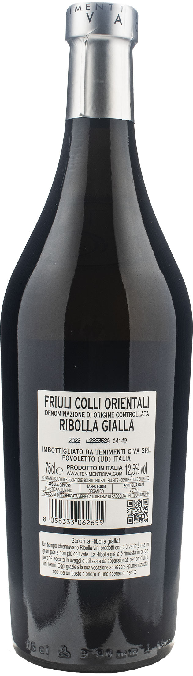 Tenimenti Civa Ribolla Gialla Biele Zoe Cuvee 85/15 2022