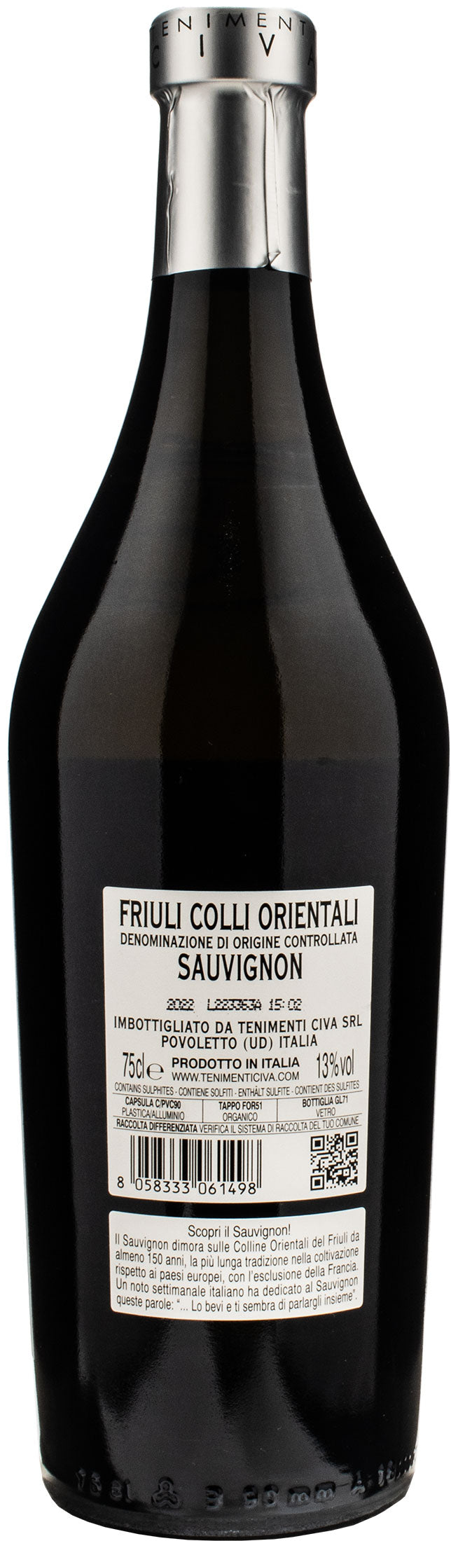 Tenimenti Civa Sauvignon Biele Zoe Cuvee 85/15 2022