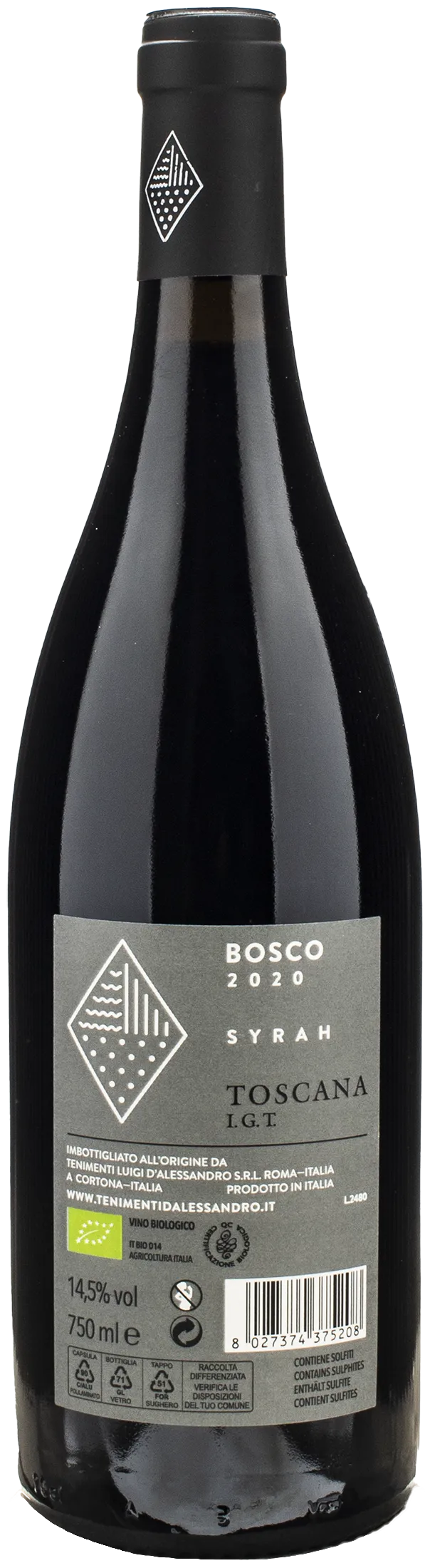 Tenimenti d'Alessandro Syrah Bosco 2020