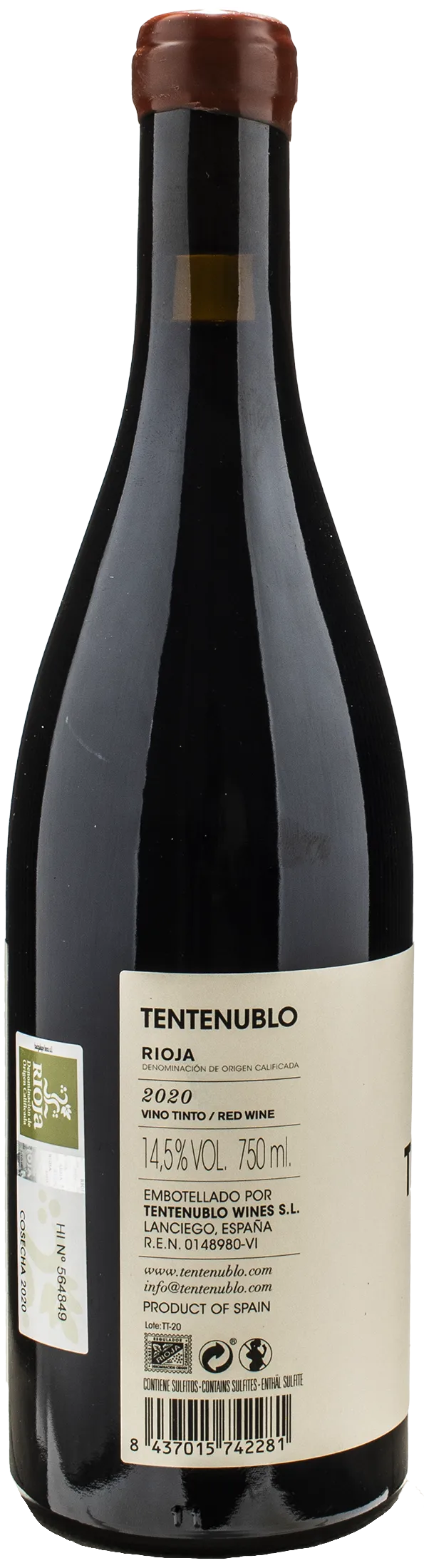 Tentenublo Tinto V.L.A.V. 2020