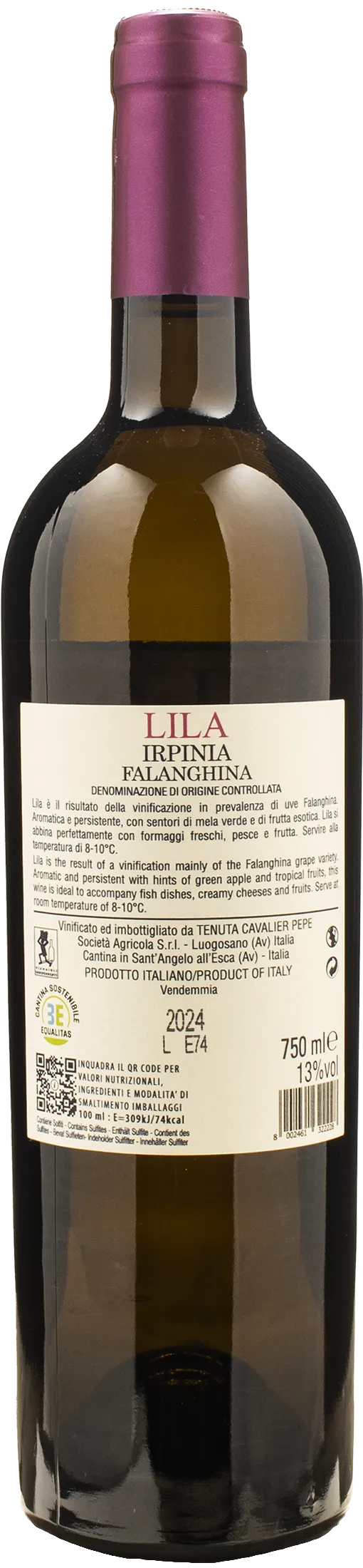 Tenuta Cavalier Pepe Irpinia Falanghina Lila 2024