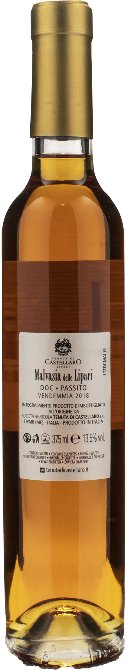 Tenuta di Castellaro Malvasia delle Lipari Passito 0.375L 2018