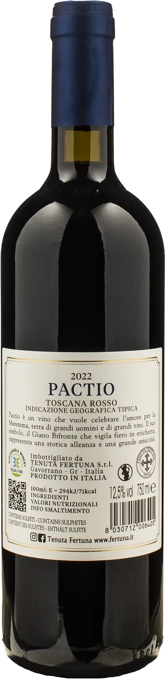 Tenuta Fertuna Toscana Rosso Pactio 2022