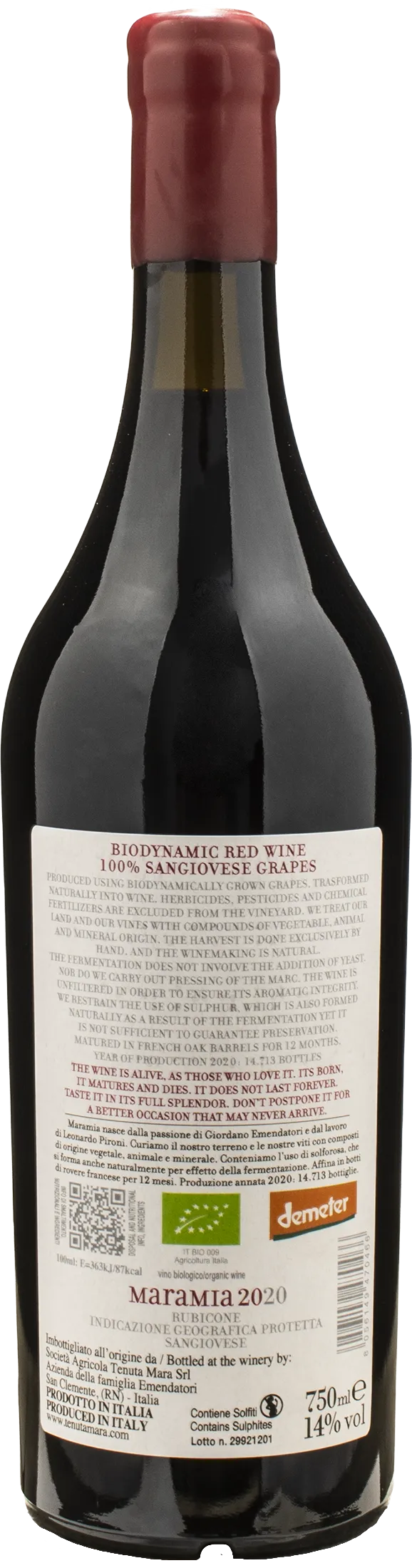 Tenuta Mara Maramia Sangiovese 2020