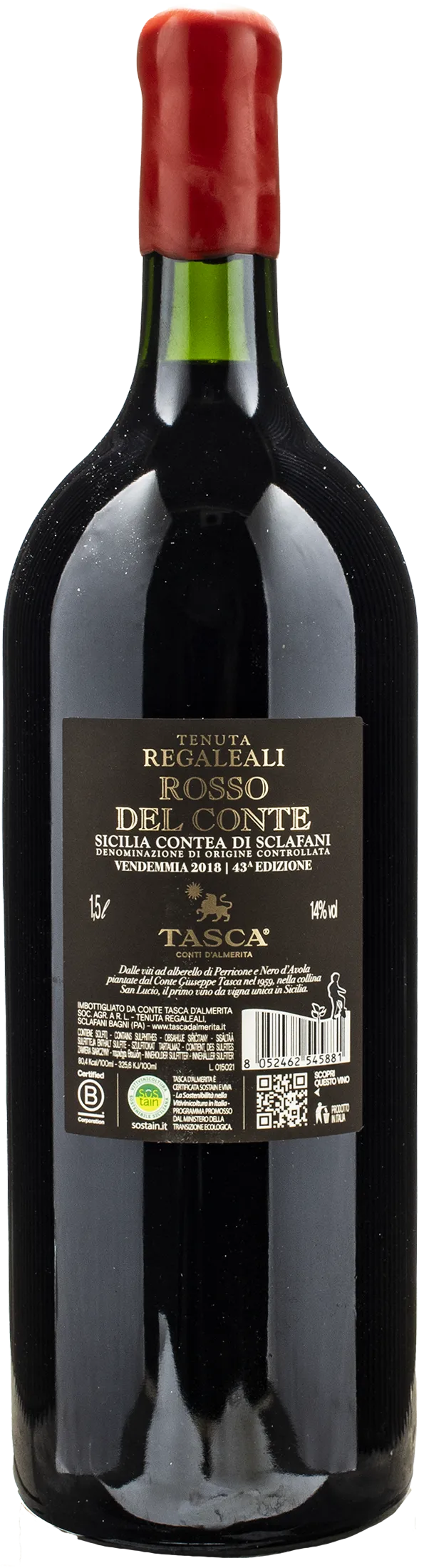Regaleali Contea di Sclafani Rosso del Conte Magnum 2018