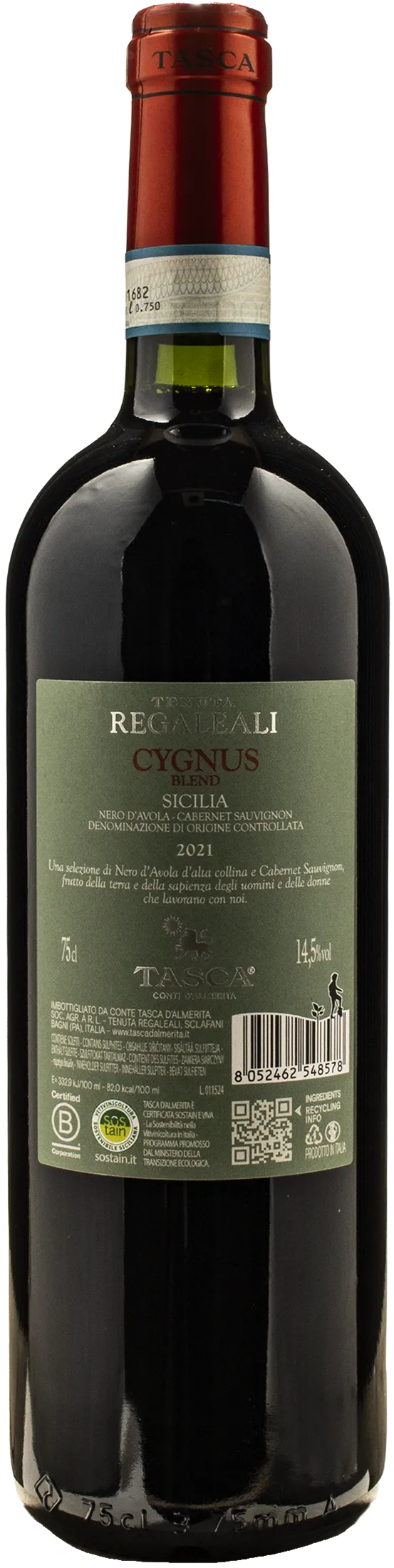 Tenuta Regaleali Cygnus Blend 2021