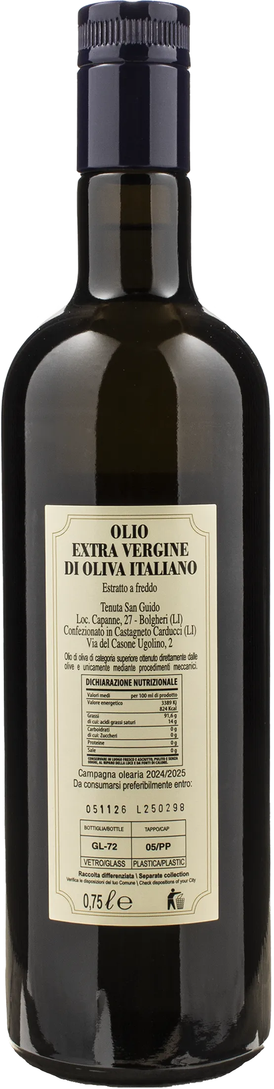 Tenuta San Guido Olio Extra Vergine Sassicaia 0.75L 2024