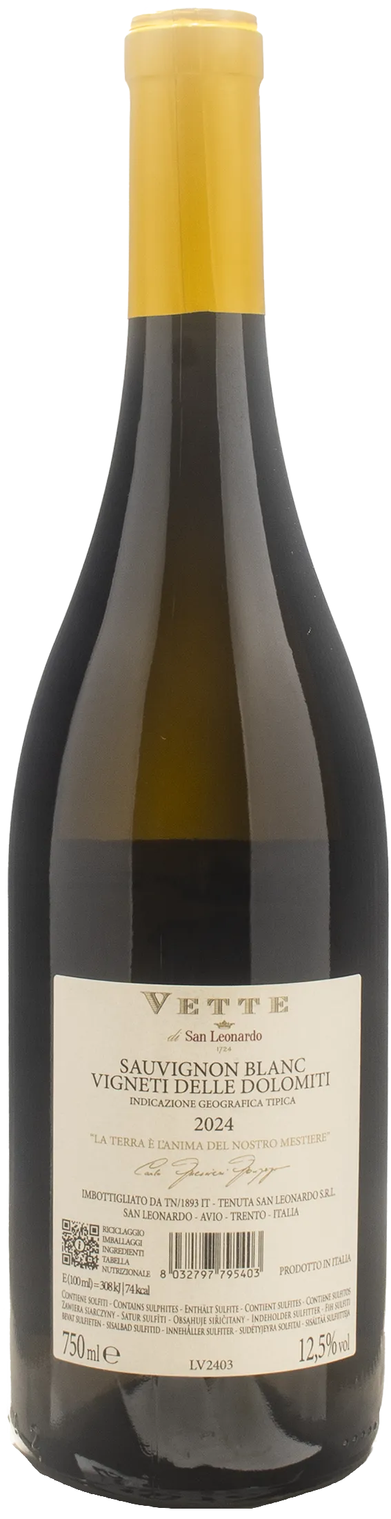 Tenuta San Leonardo Sauvignon Blanc Vette di San Leonardo 2024