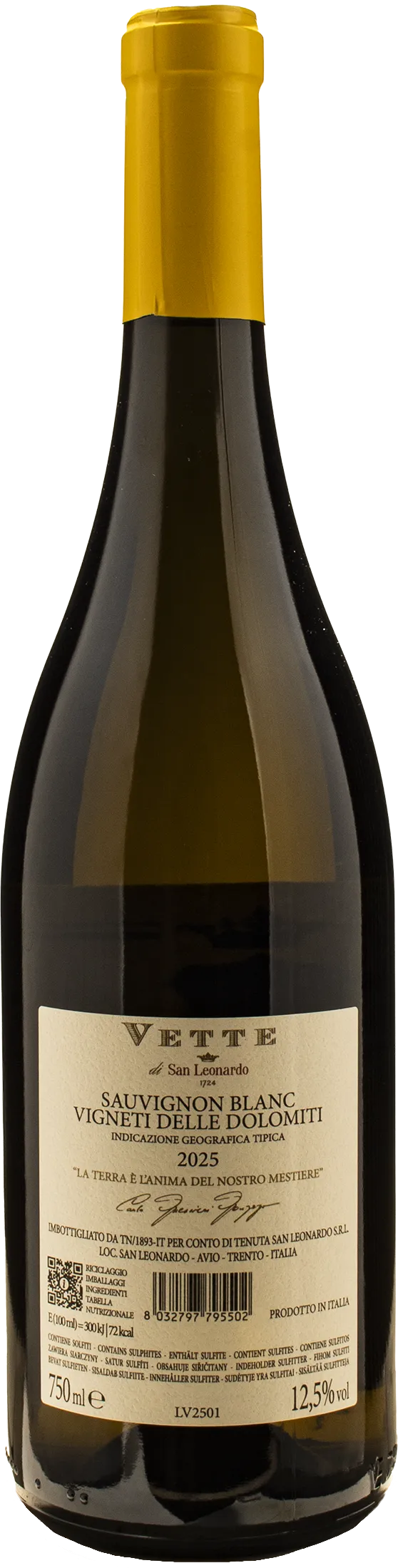 Tenuta San Leonardo Sauvignon Blanc Vette di San Leonardo 2025