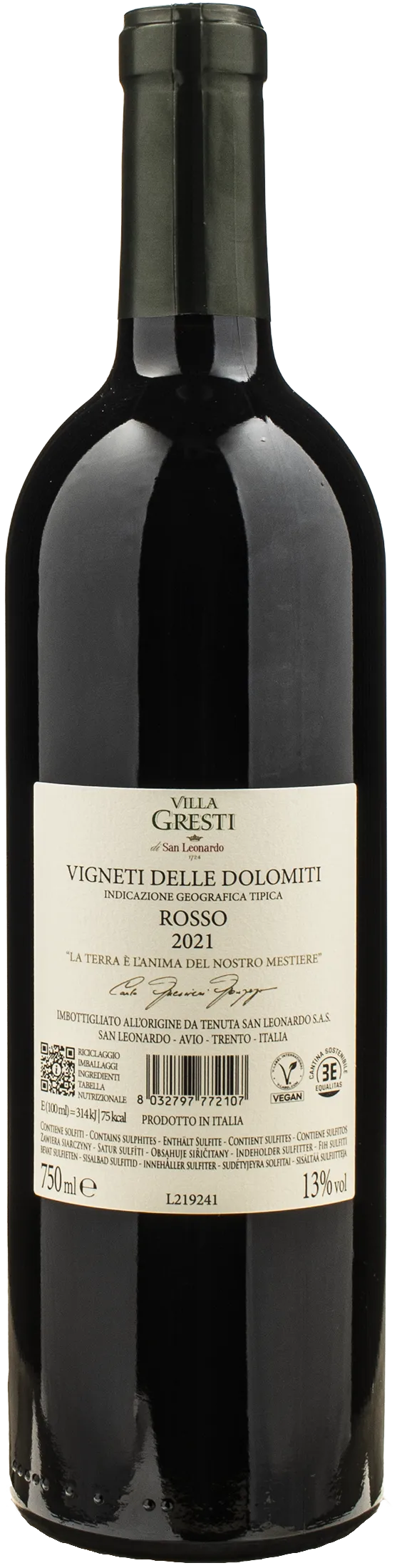 Tenuta San Leonardo Villa Gresti Rosso 2021