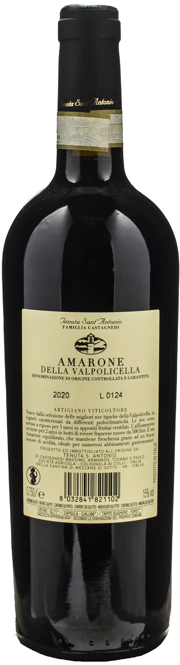 Tenuta Sant'Antonio Amarone della Valpolicella Antonio Castagnedi 2020
