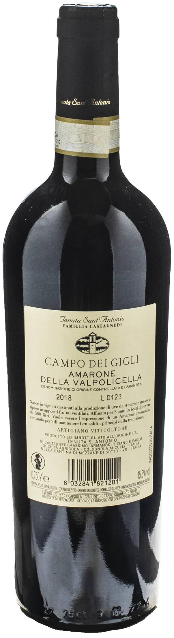 Tenuta Sant'Antonio Amarone della Valpolicella Campo dei Gigli 2018