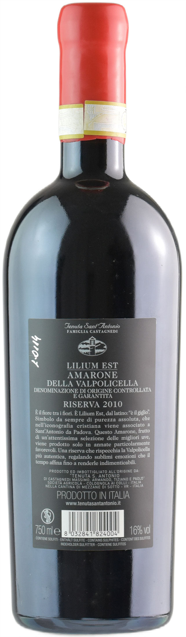 Tenuta Sant'Antonio Amarone Lilium Est Riserva 2010