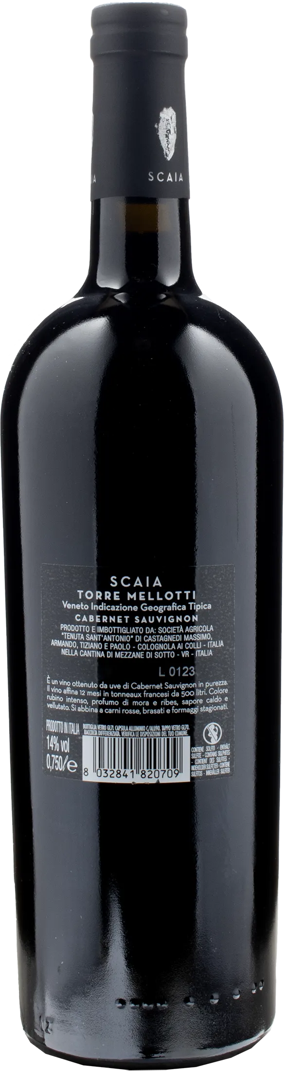 Tenuta Sant'Antonio Scaia Cabernet Sauvignon Torre Mellotti 2019