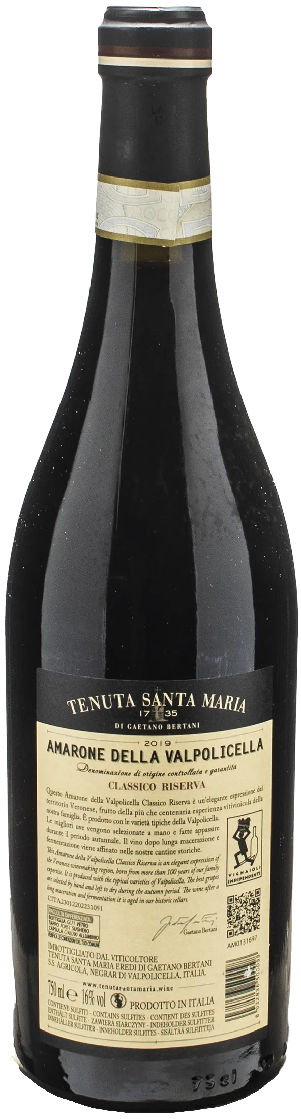 Tenuta Santa Maria Amarone Valpolicella Classico Riserva 2019