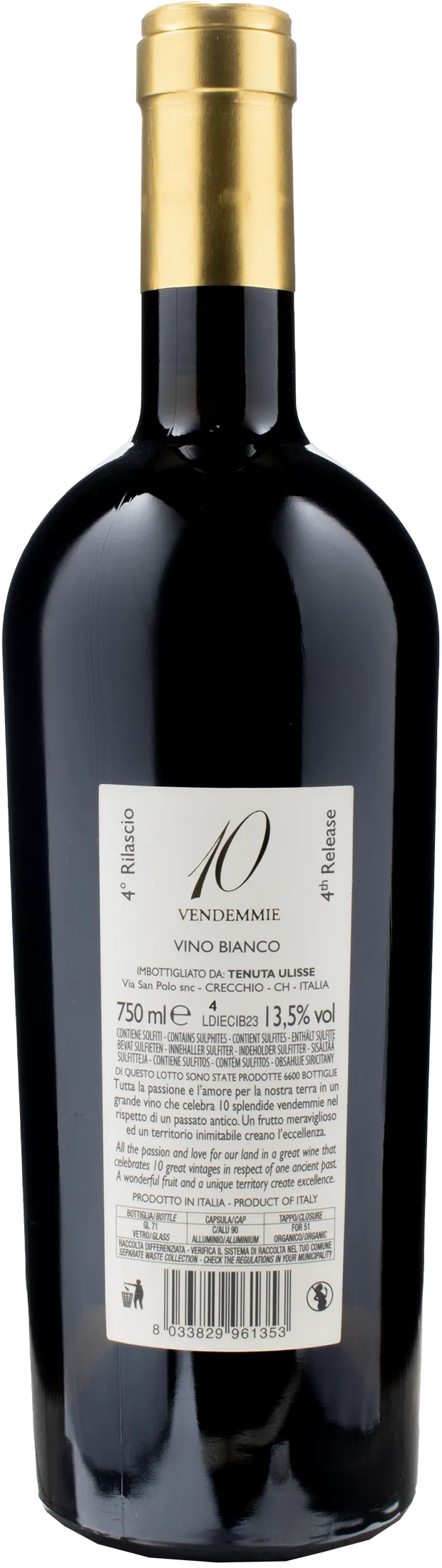 Tenuta Ulisse 10 Vendemmie Limited Edition Bianco