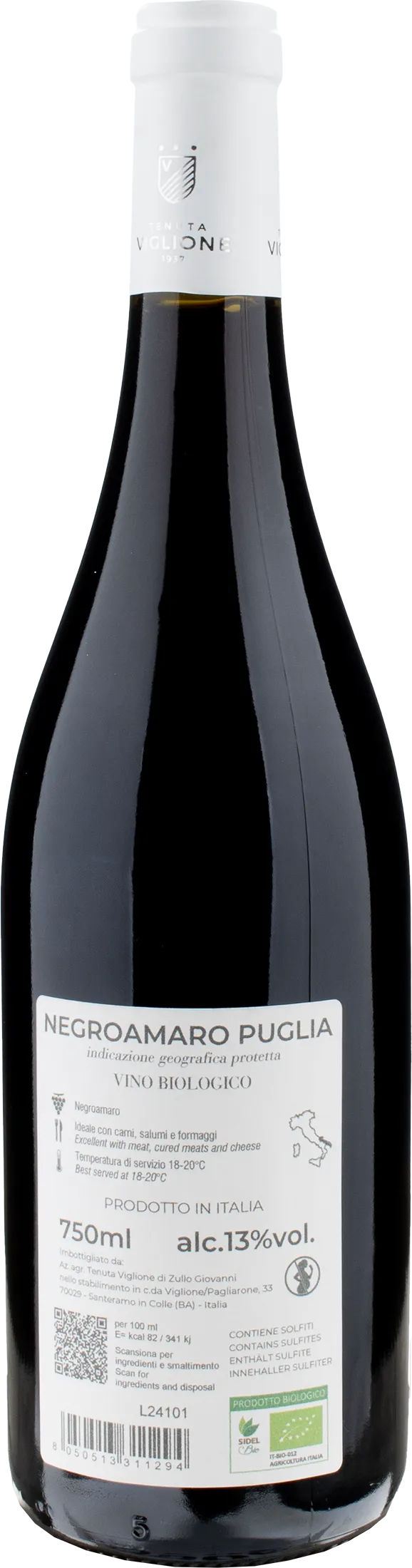 Tenuta Viglione Negroamaro Maioliche 2022