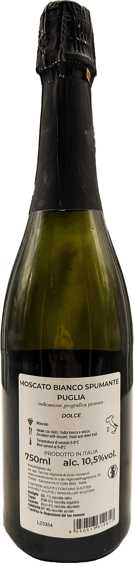Tenuta Viglione Spumante Moscato Dolce