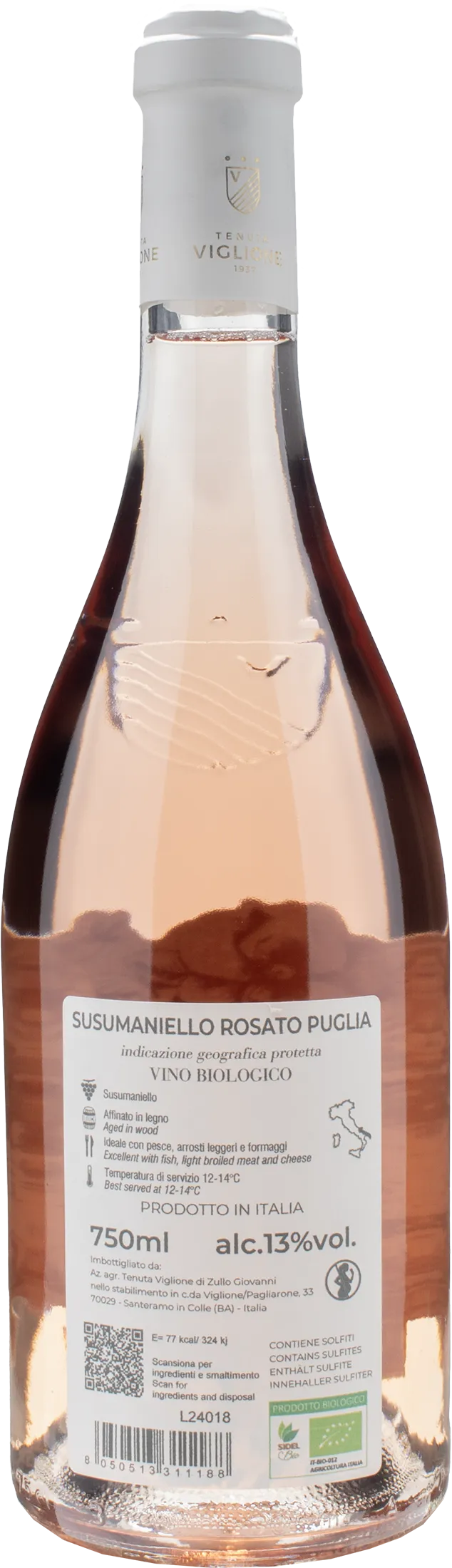 Tenuta Viglione Susumaniello Morso Rosa 2023