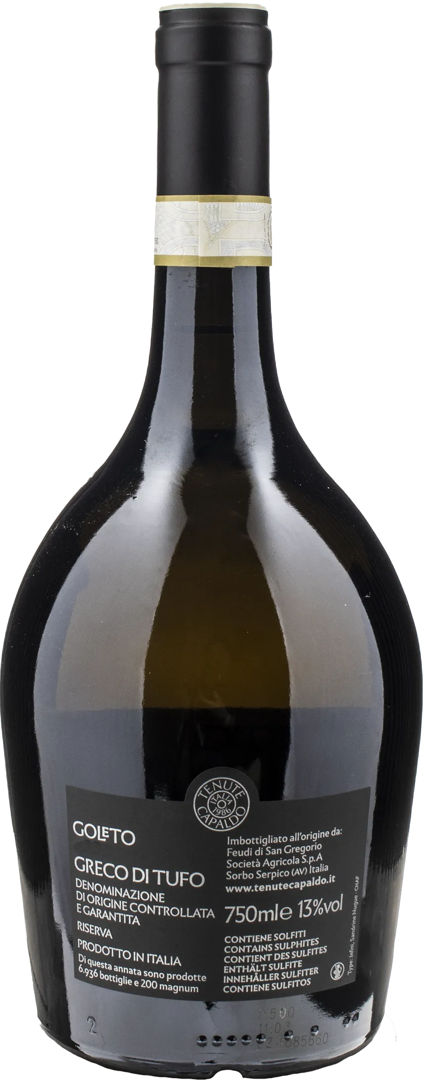 Tenute Capaldo Greco di Tufo Goleto Riserva 2020