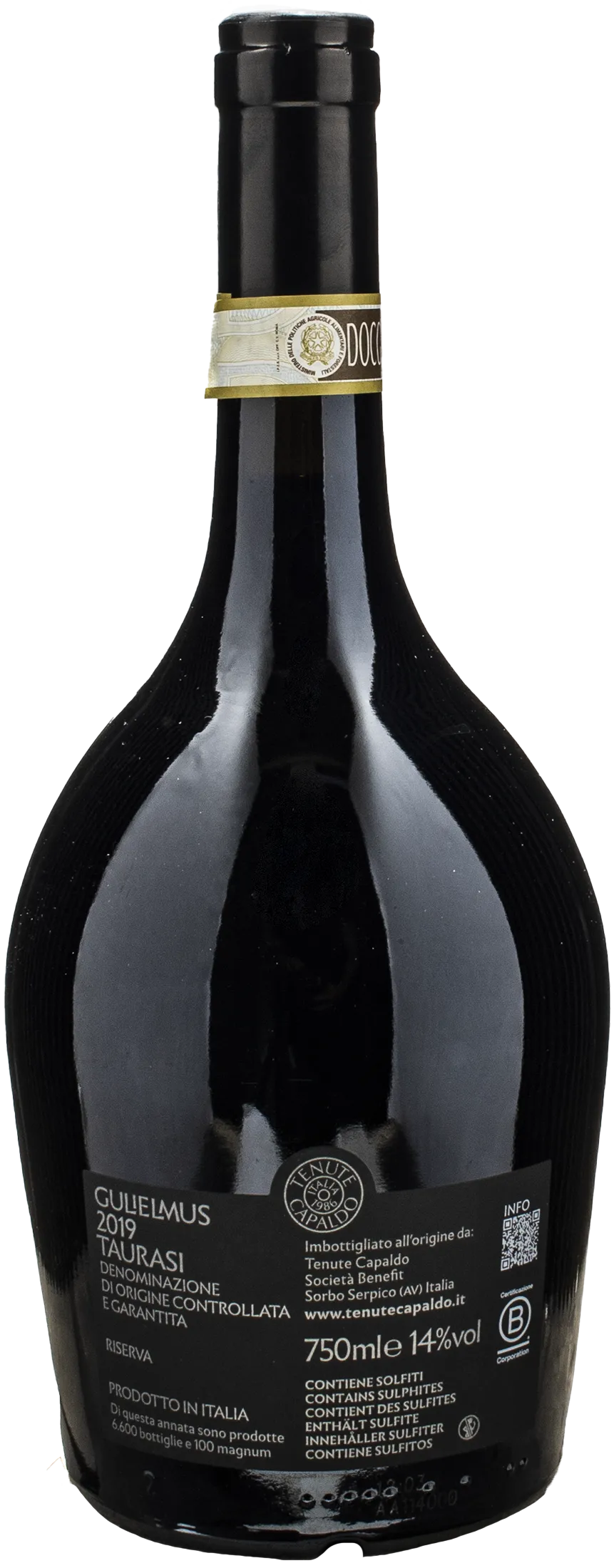 Tenute Capaldo Gulielmus Taurasi Riserva 2019