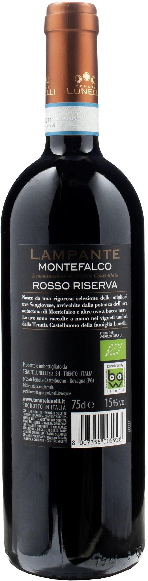 Tenute Lunelli Castelbuono Montefalco Rosso Lampante Riserva 2020