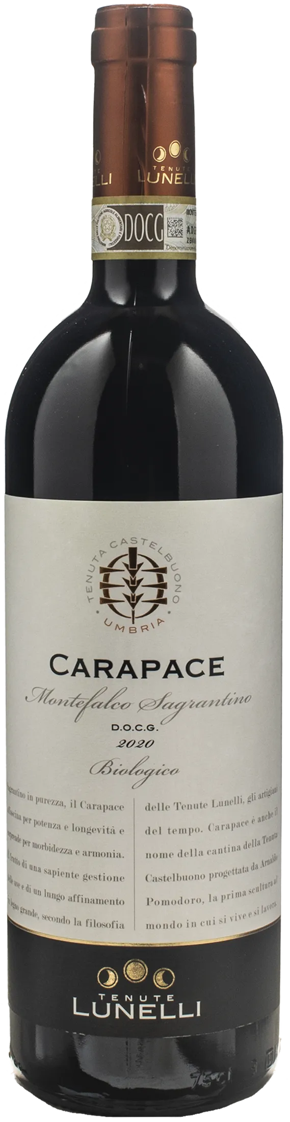 Tenute Lunelli Castelbuono Montefalco Sagrantino Carapace 2020