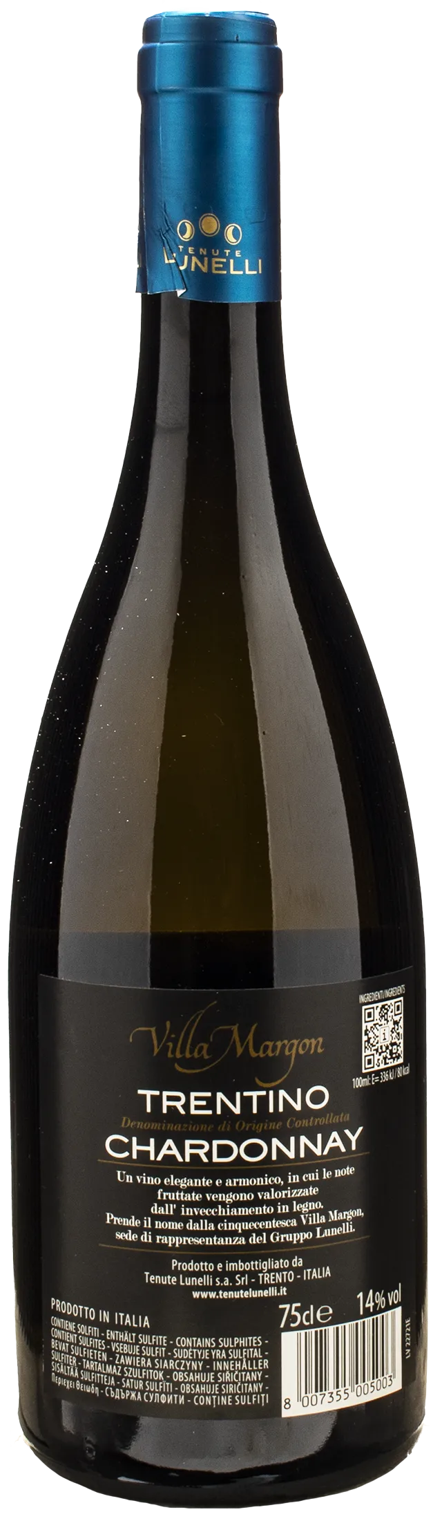 Tenute Lunelli Trentino Chardonnay Villa Margon 2021