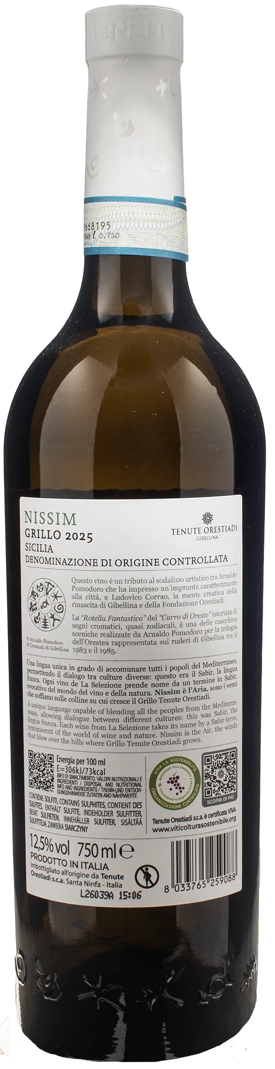 Tenute Orestiadi Gibellina Nissim Grillo 2025